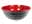 09090254: Melamine Red/Black Bowl D17.5x8.3cm 1pc 